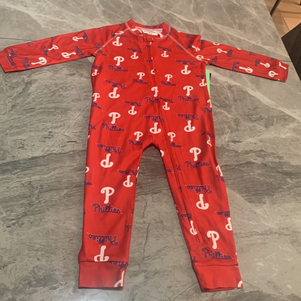 MLB - GENUINE MERCHANDISE - Philadelphia Phillies - Pajamas - Baseball - 2T